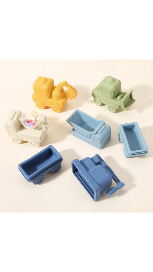 Construction Bath Toy  Set of 5
